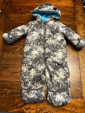 Joe Fresh Camouflage Bear Toddler Snowsuit